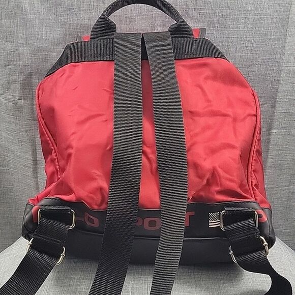 Polo sport Ralph Lauren VTG mini backpack red nylon 90s retro main image 8